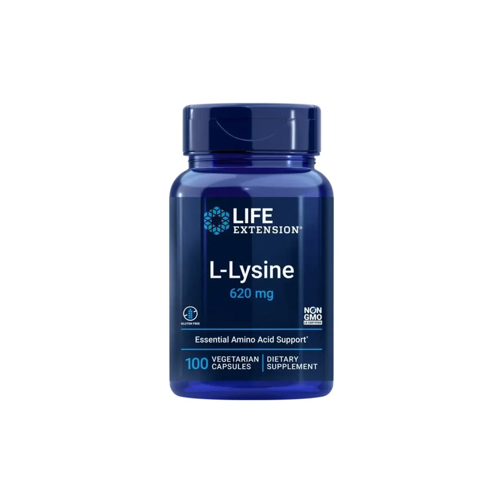 Life Extension Lysine 620mg - 60 Kapseln