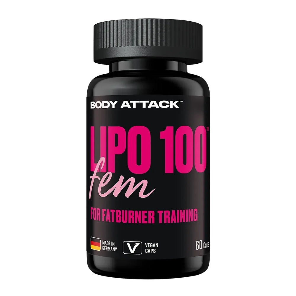 Body Attack Lipo 100 Fem - 60 Kapseln