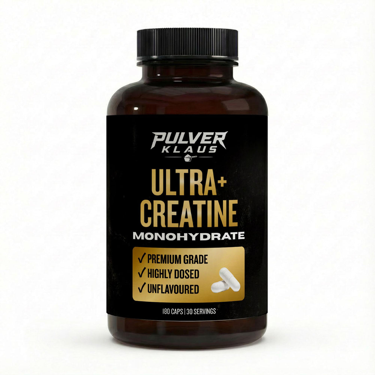Pulverklaus Ultra+ Creatine Monohydrate 180 Kapseln