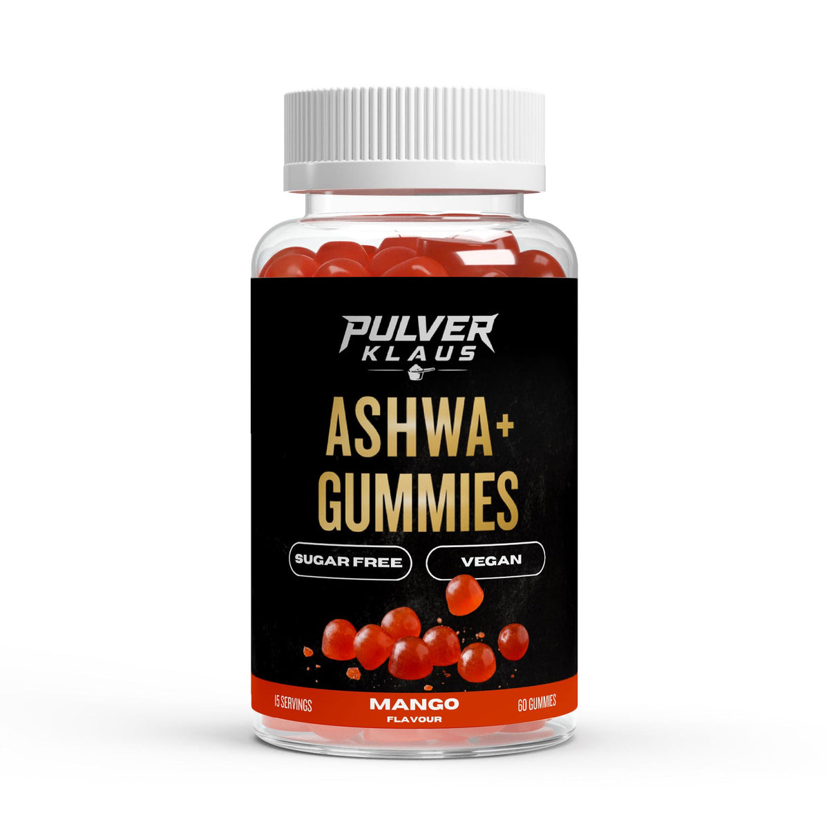 Pulverklaus Ashwa+ Gummies Mango 60 Stück